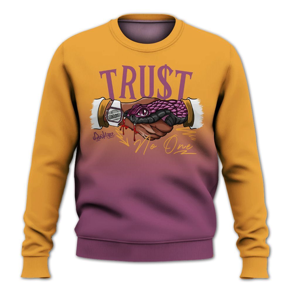 Sweatshirt To Match High OG Brotherhood 1s - Snake Trust No One Drip All Over Print