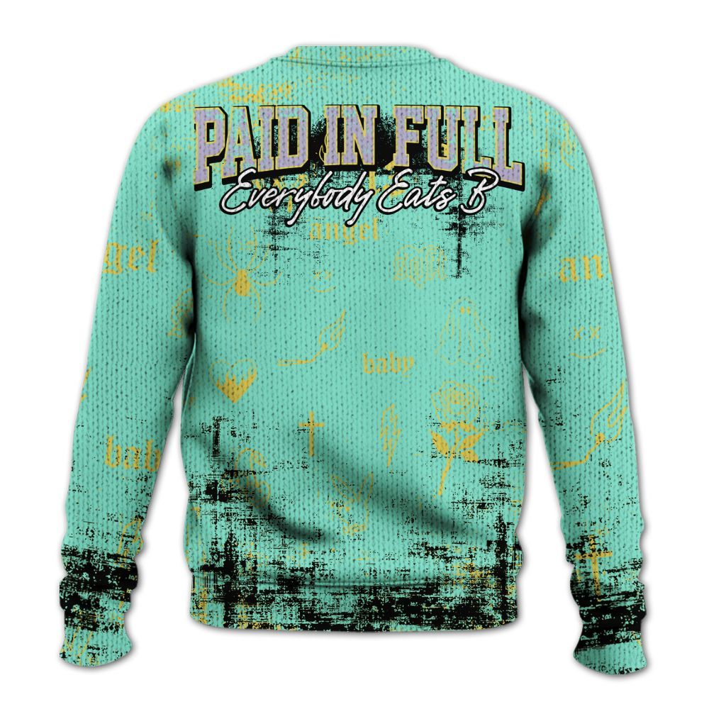 Sweater To Match Dunk Low Easter 2026 - Paid In Full Money Graphic