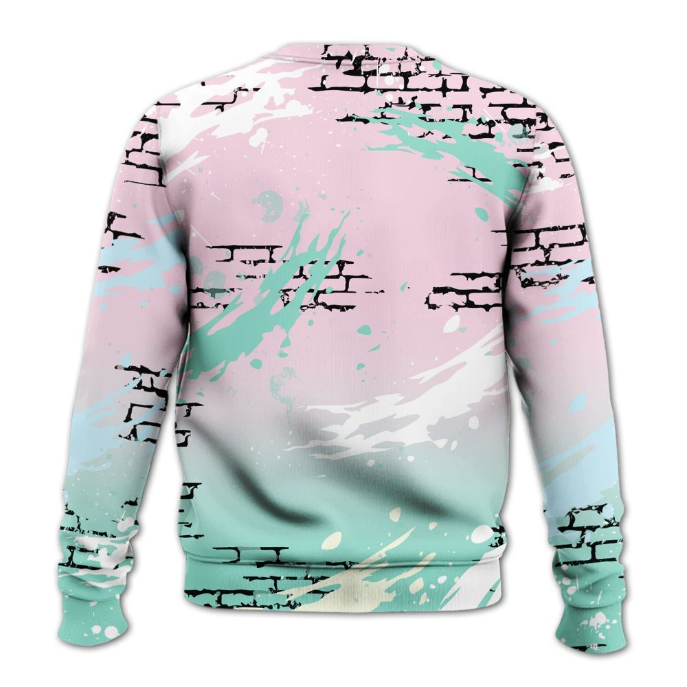 Sweatshirt To Match Retro Easter 5s - Values Of Loyalty Drip All Over Print