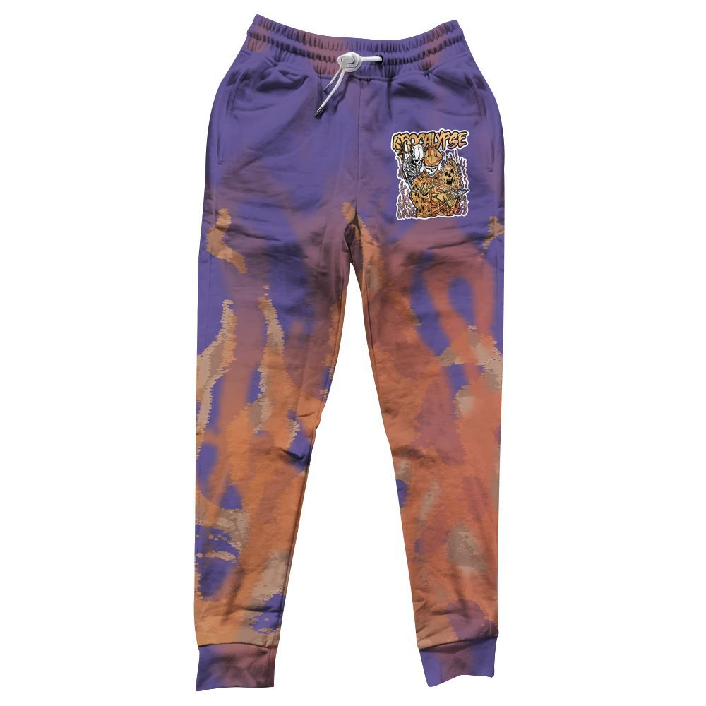 Sweatpant To Match Book Sunset 1s - Apocalypse Skeleton Burn All Over Print