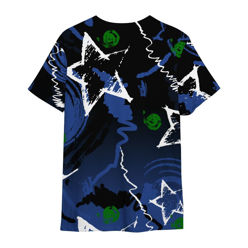 Shirt To Match Retro Hyper Royal 13s - Grind Shine Later Drip All Over Print