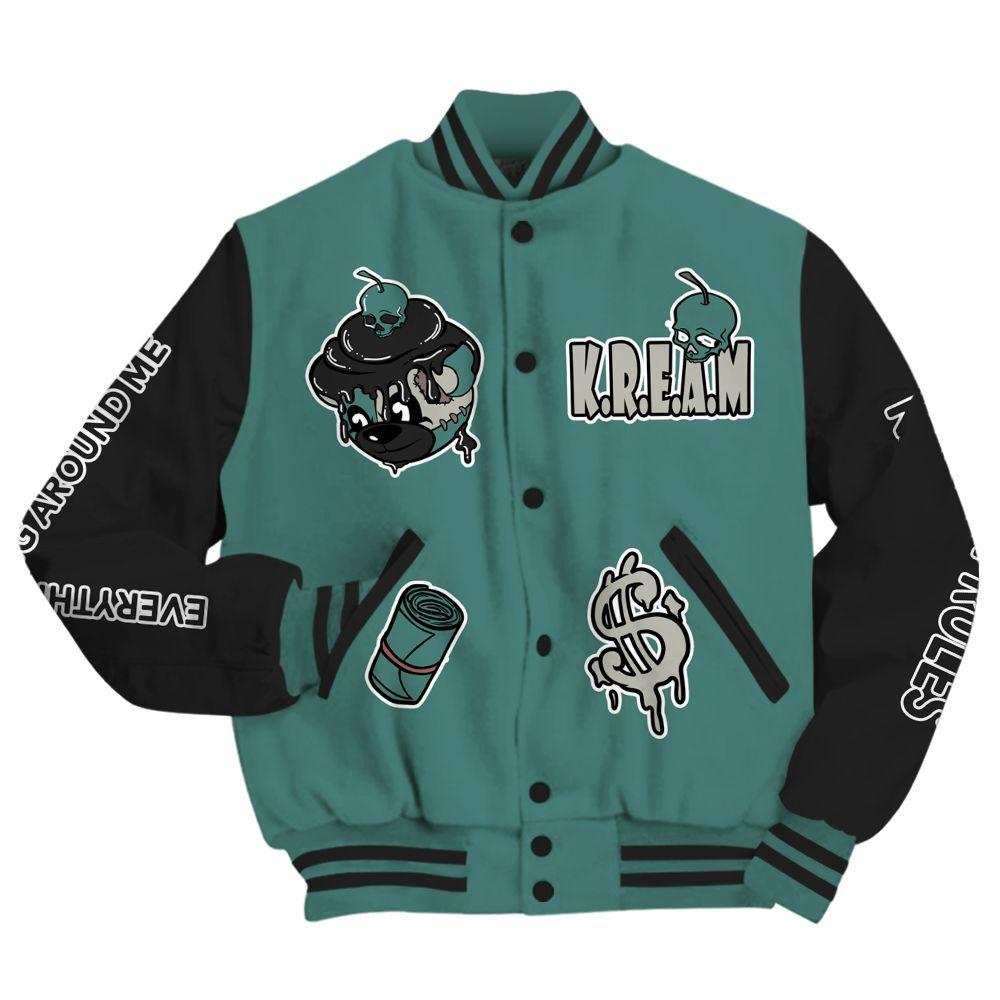 Varsity Jacket To Match Grandma's Driveway 4s - Loot Bear All Over Print