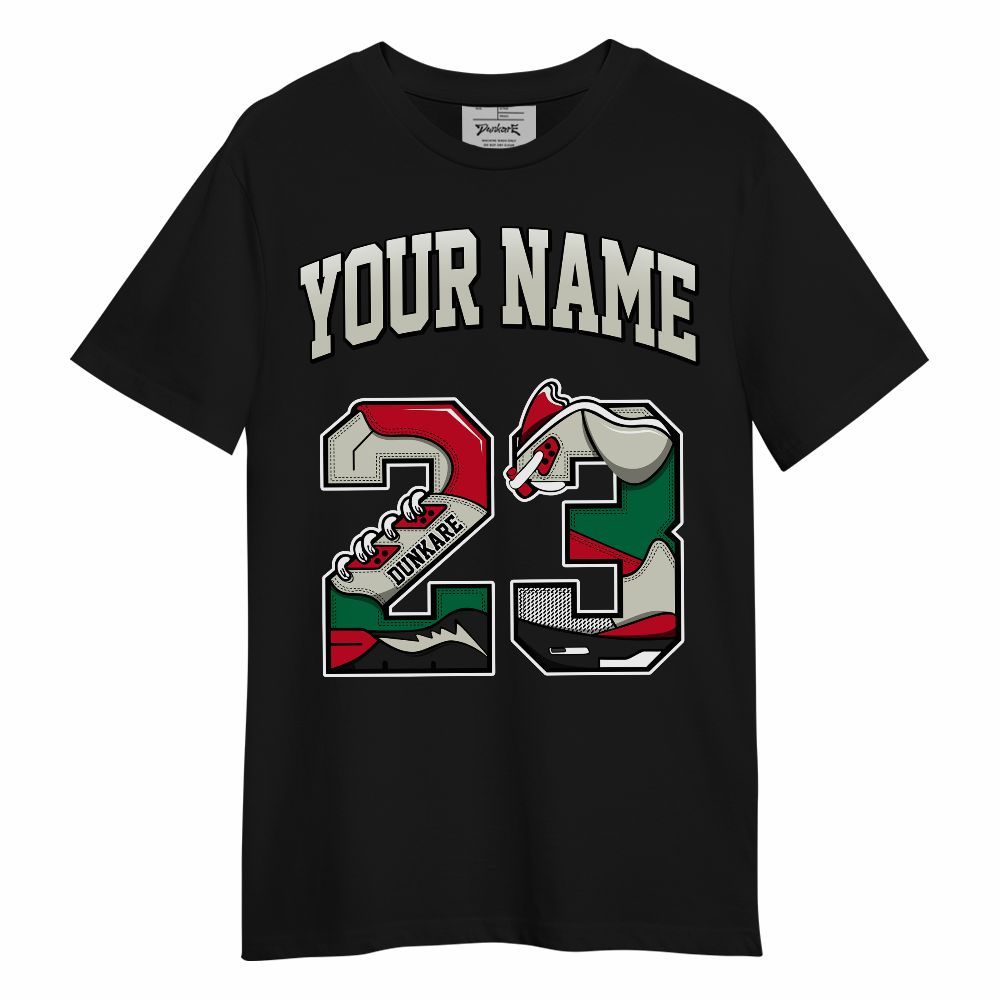 Shirt To Match El Grito 5s - Custom Name Number 23 5s Unisex Shirt
