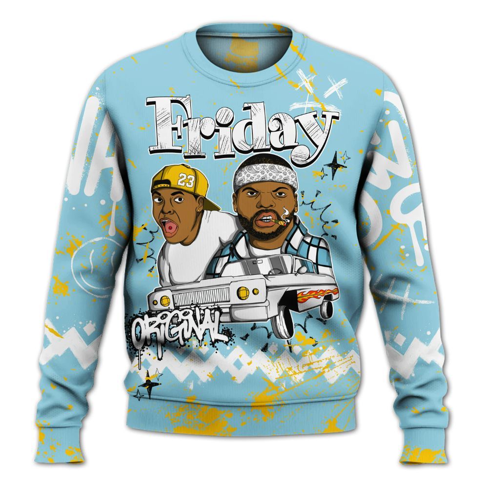 Sweatshirt To Match Dunk High Homer Simpson - Friday Sneaker Crayon All Over Print