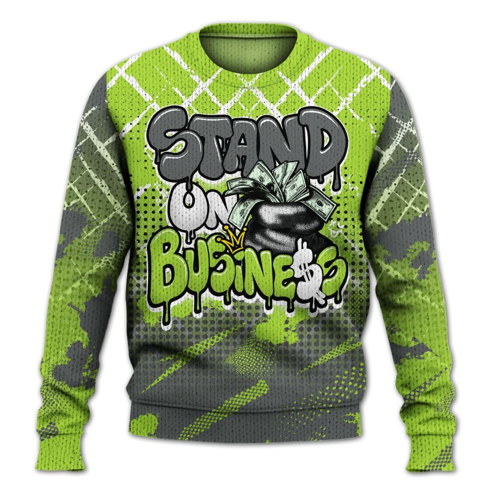 Knitted Sweater To Match Air Max 95 Neon - Halftone Stand Business Dripping