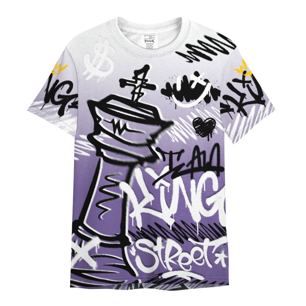 Shirt To Match Dunk Low Black Raspberry - Street King Chess Streetwear All Over Print