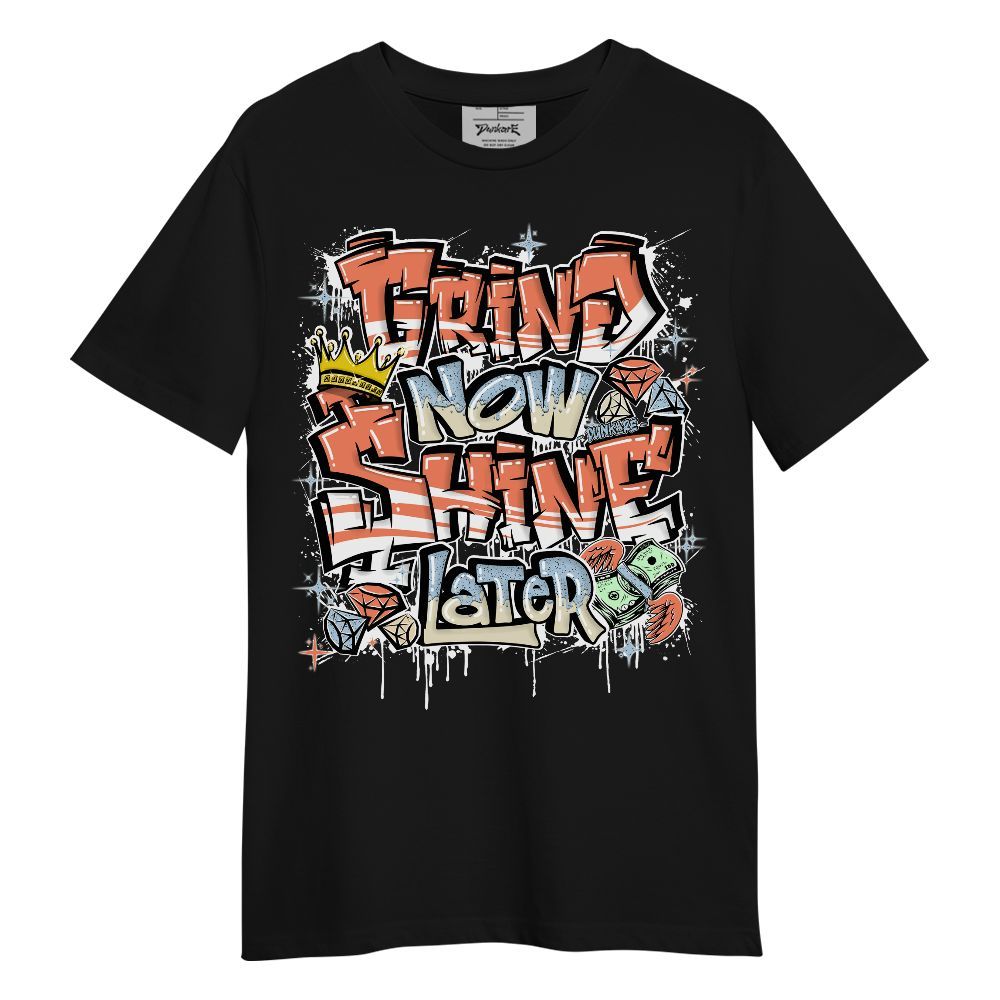 Shirt To Match DJ Khaled Crimson Bliss 5s - Grind2 Shine Later Graphic
