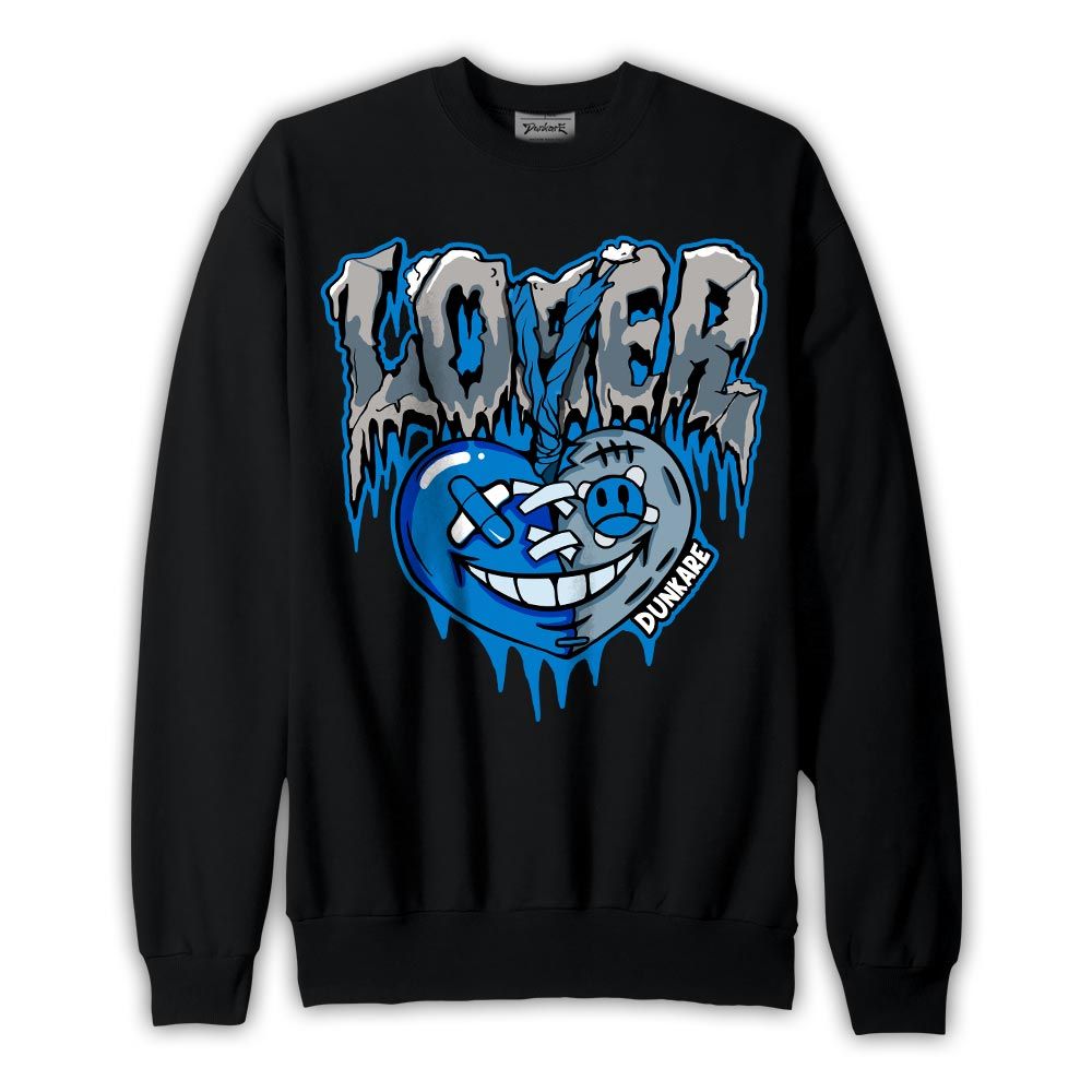 Sweatshirt To match Military Blue 4s Sweatshirt - LOVER LOSER Graphic 2904 PAT