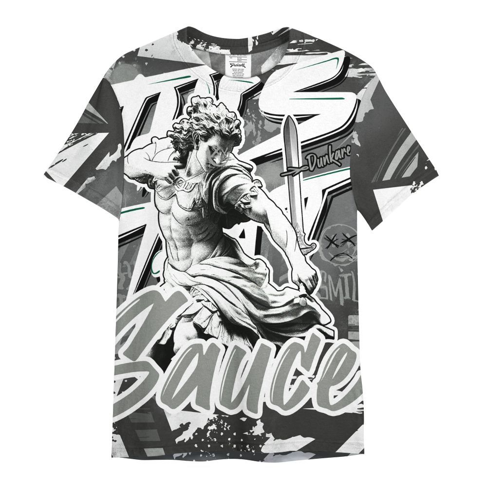 Shirt To Match Paris Cement Grey 4s - This That Sauce Retro All Over Print