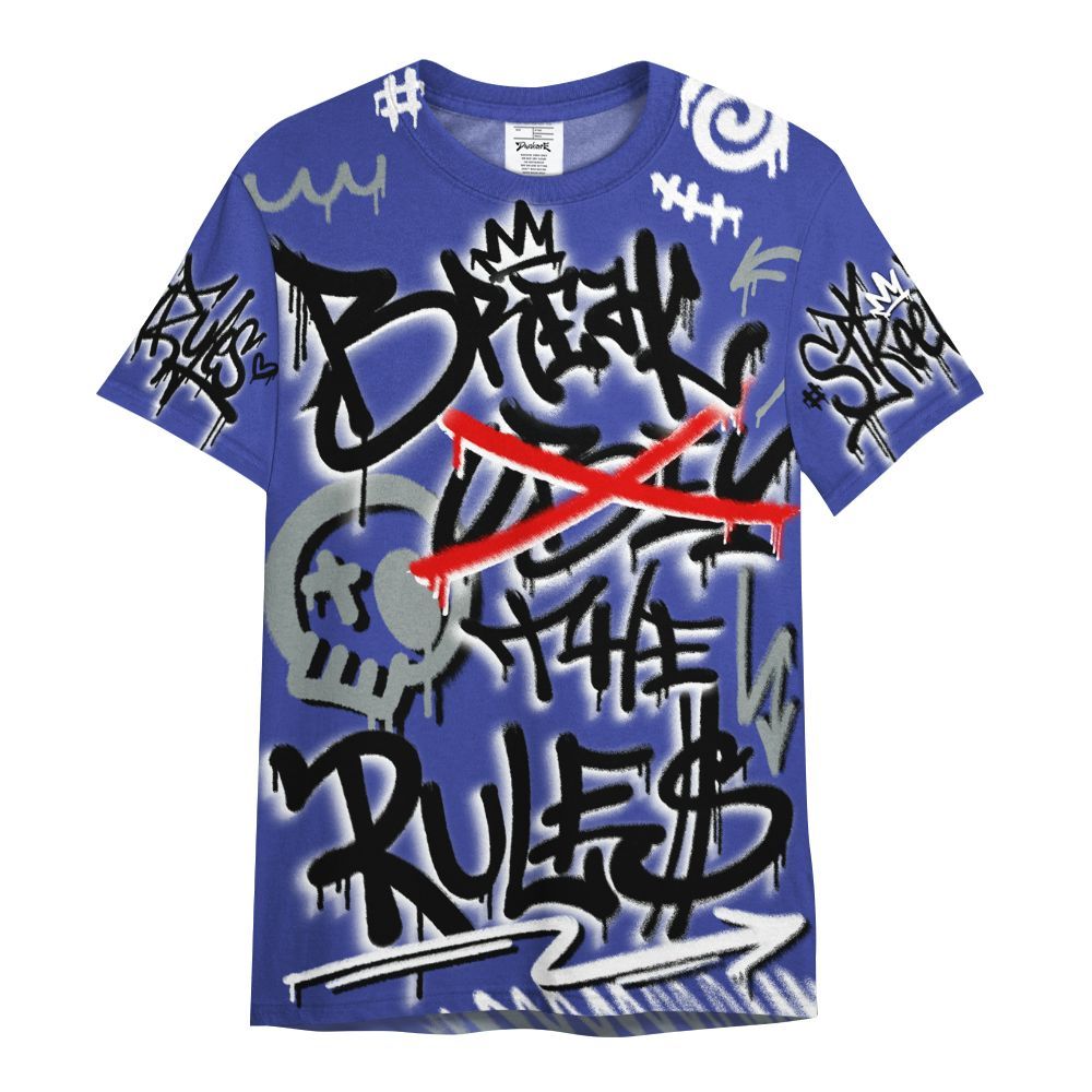 Shirt To Match Shox TL Royal - Break Rules Streetwear All Over Print