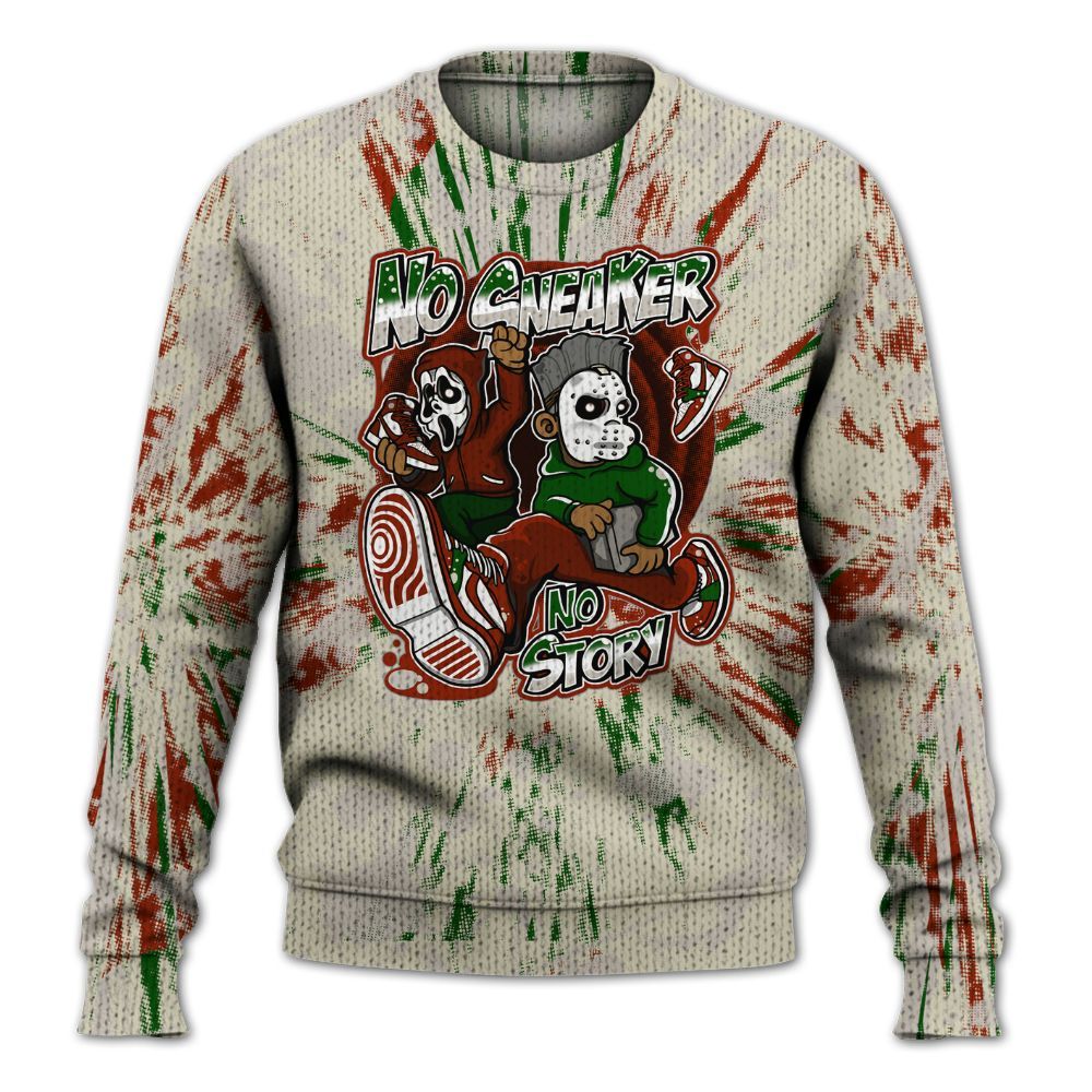 Knitted Sweater To Match El Grito 5s - Sneakers Make Story Graphic Luxury