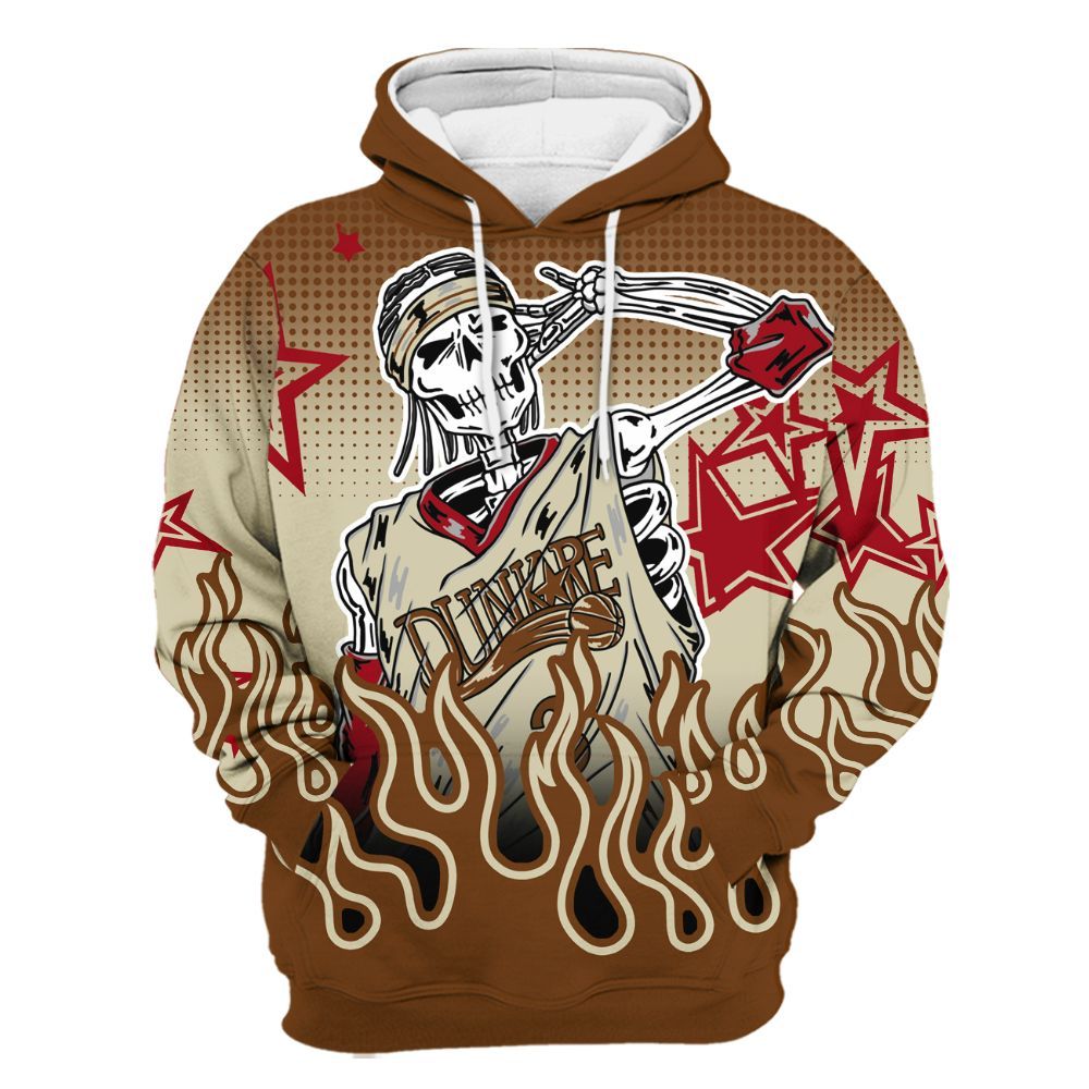 Hoodie To Match Archaeo Brown 5s - Allen Answer Unique Fire Custom Name All Over Print