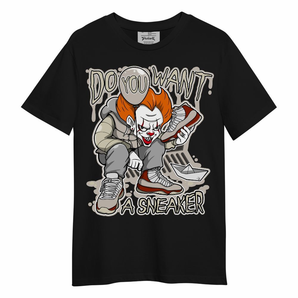 Shirt To Match El Grito 5s - Clown Scary Sneakers Halloween Graphic Unisex Shirt
