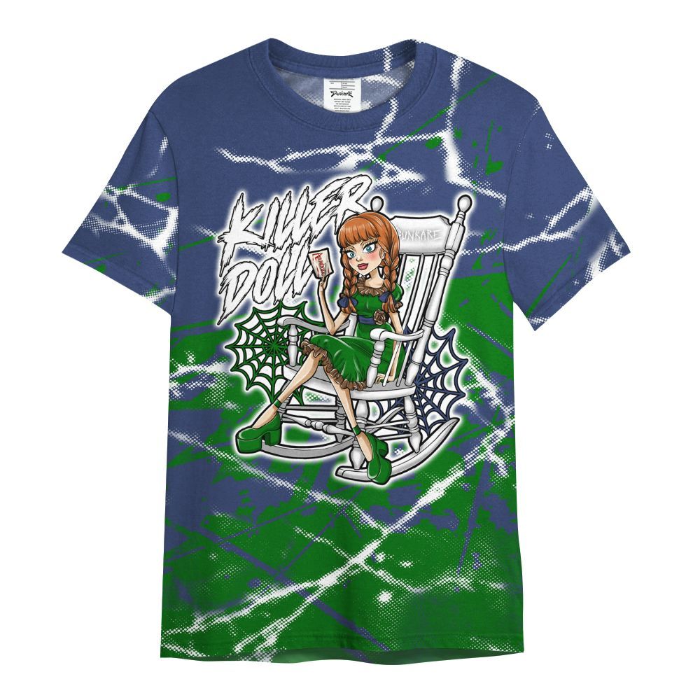 Shirt To Match Midnight Navy 13s - Killer Doll-A Halloween Profound All Over Print