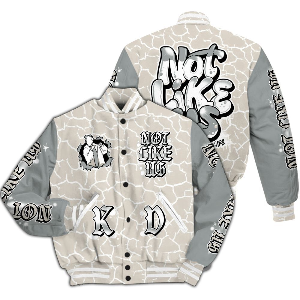 Varsity Jacket To Match Retro Pure Money 3s - None Like Us All Over Print