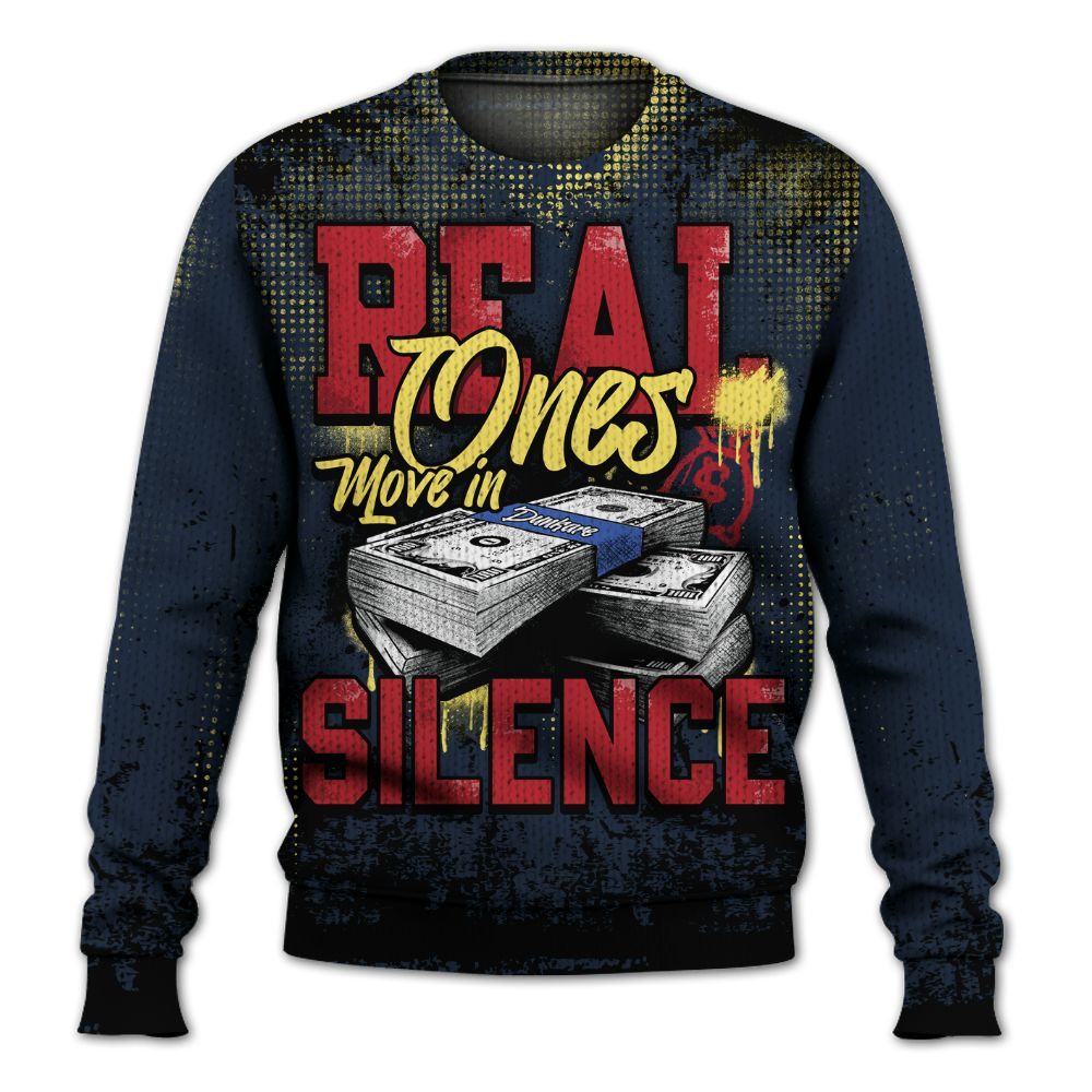 Knitted Sweater To Match Dunk Low COJP What The 2024 - Move In Silence Money Street Retro