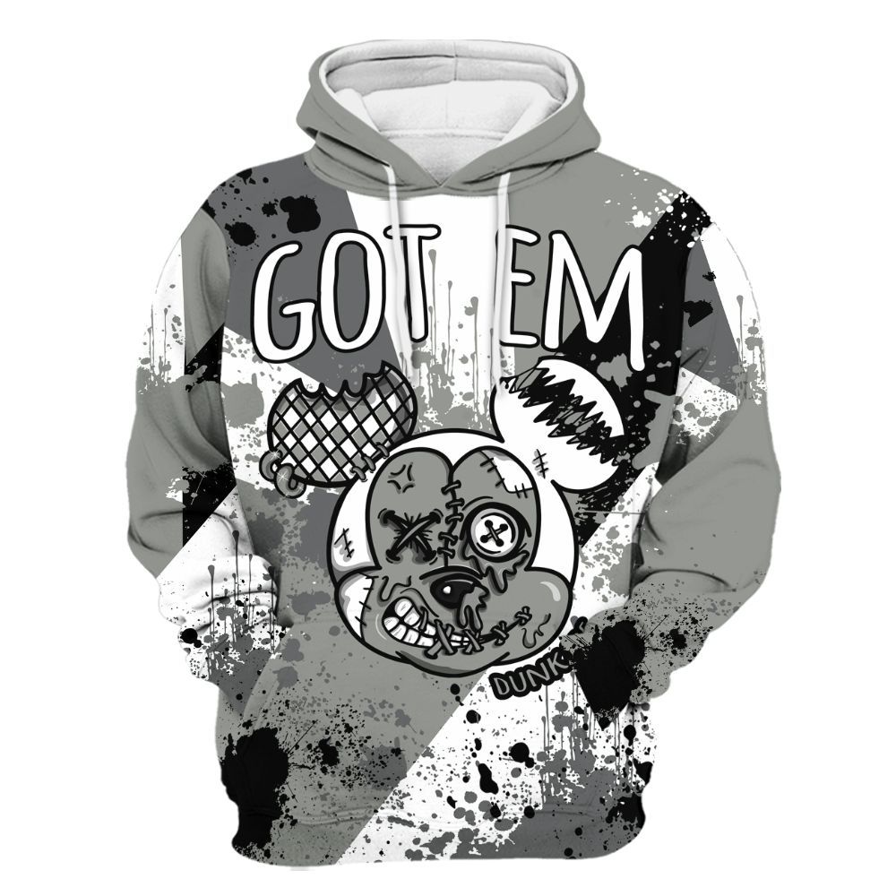 Hoodie To Match Paris Cement Grey 4s - Got Em Drip All Over Print