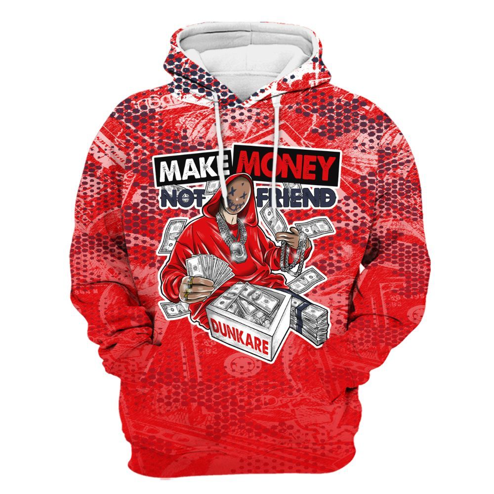 Hoodie To Match Low OG Howard Bison 1s - Make Moneys Unique All Over Print