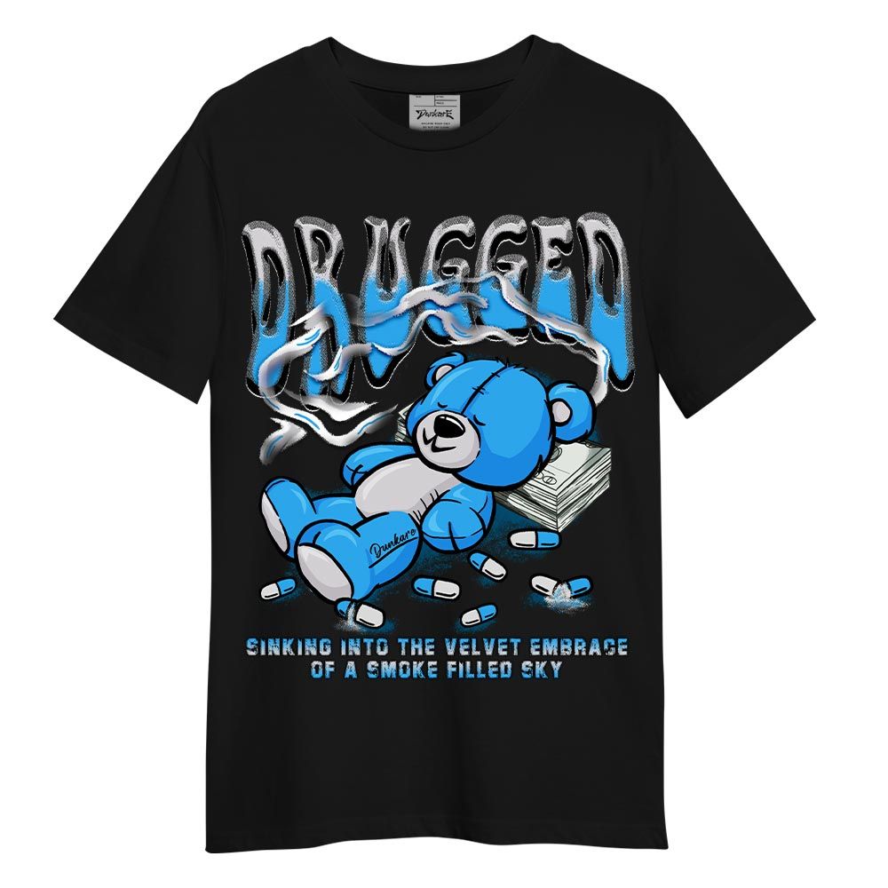 Shirt To Match Shirt Drugged, Powder Blue 9s T-- To Match Sneaker Powder Blue 9s, T-Shirt NCMD