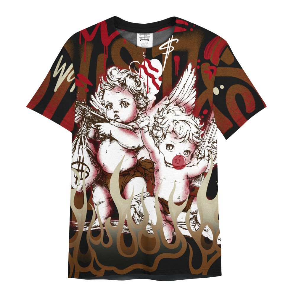 Shirt To Match Archaeo Brown 5s - Angel Hustle Hard All Over Print