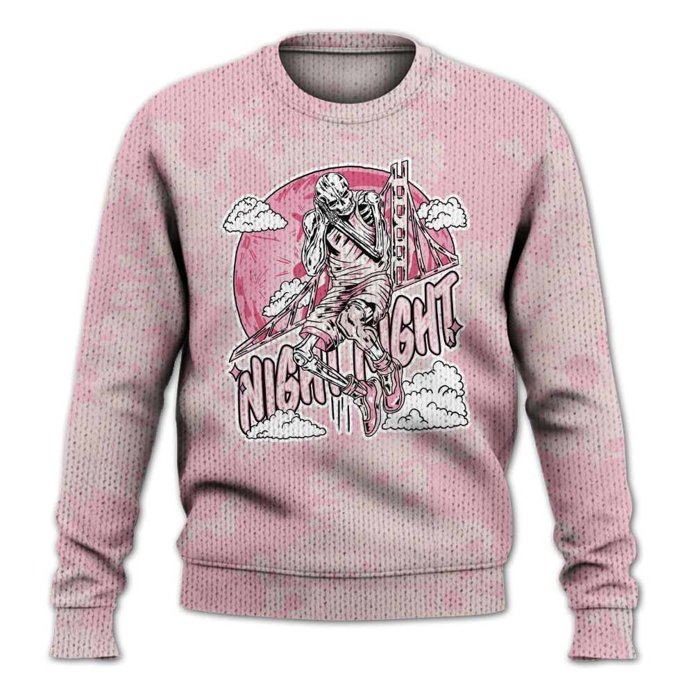 Knitted Sweater To Match Dunk Low KD 17 Aunt Pearl - Seeya Skeleton Brick