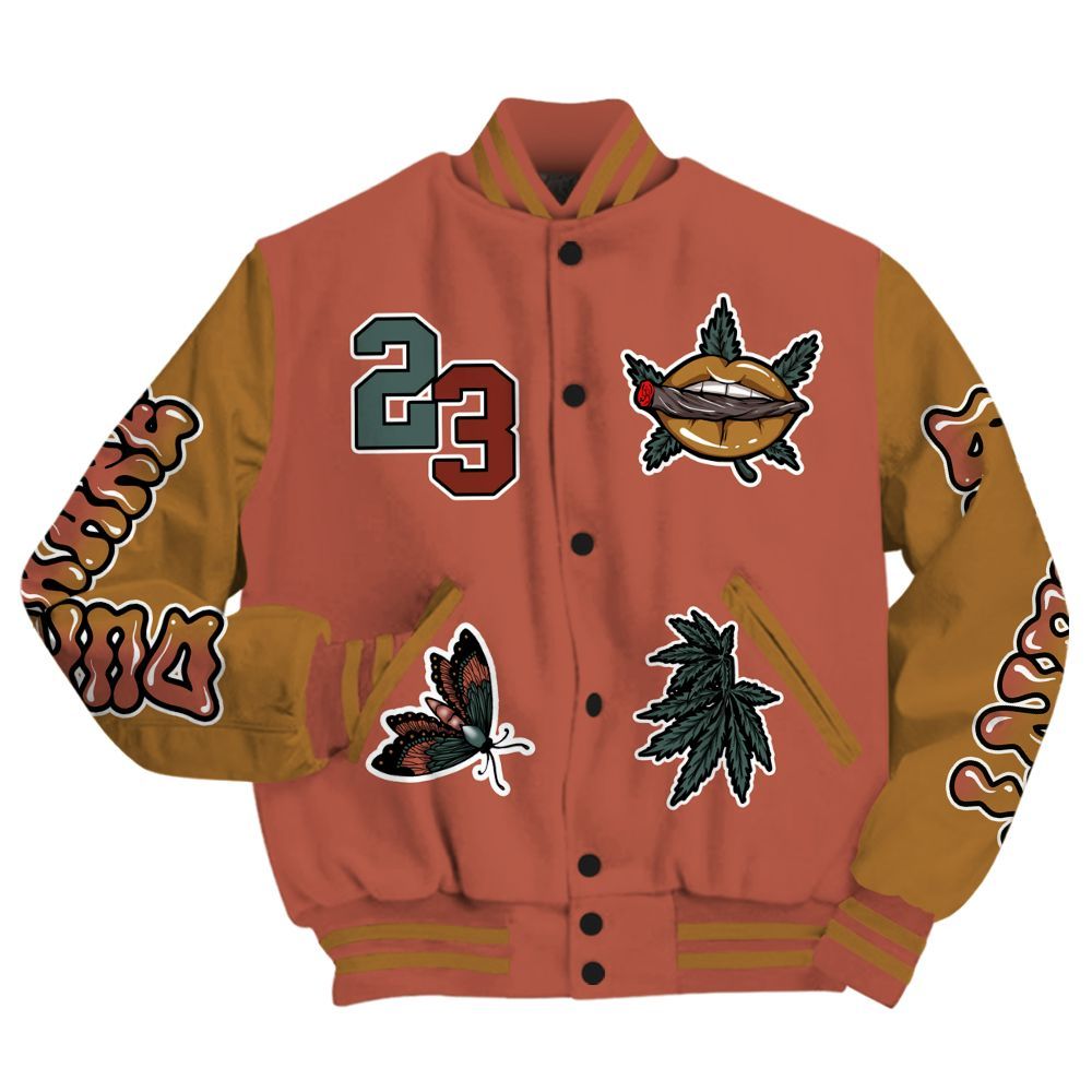 Varsity Jacket To Match SB Dunk Low Pro Burnt Sunrise - Bluntz Unique All Over Print