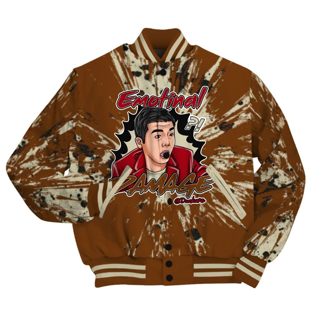 Varsity Jacket To Match Archaeo Brown 5s Shirt - Damaged Meme Shirt Unisex Outfit All Over Print