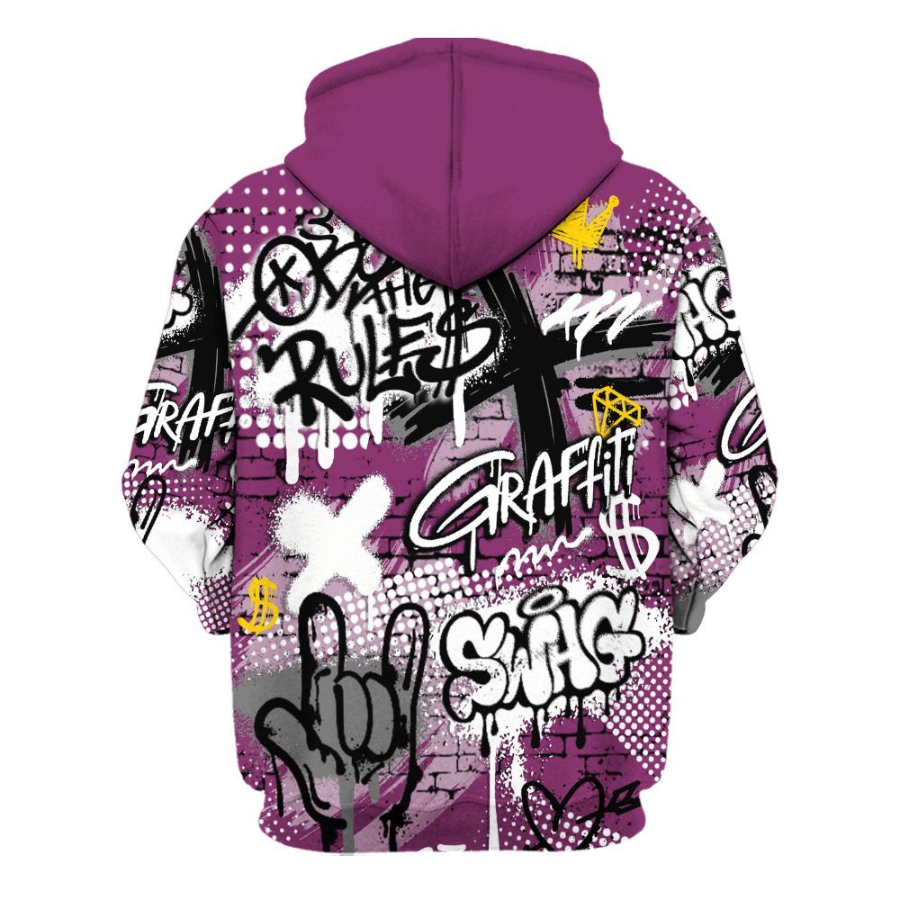 Hoodie To Match Air Max Sunder Gore Tex Bold Berry - True It Real Graffiti Streetwear All Over Print