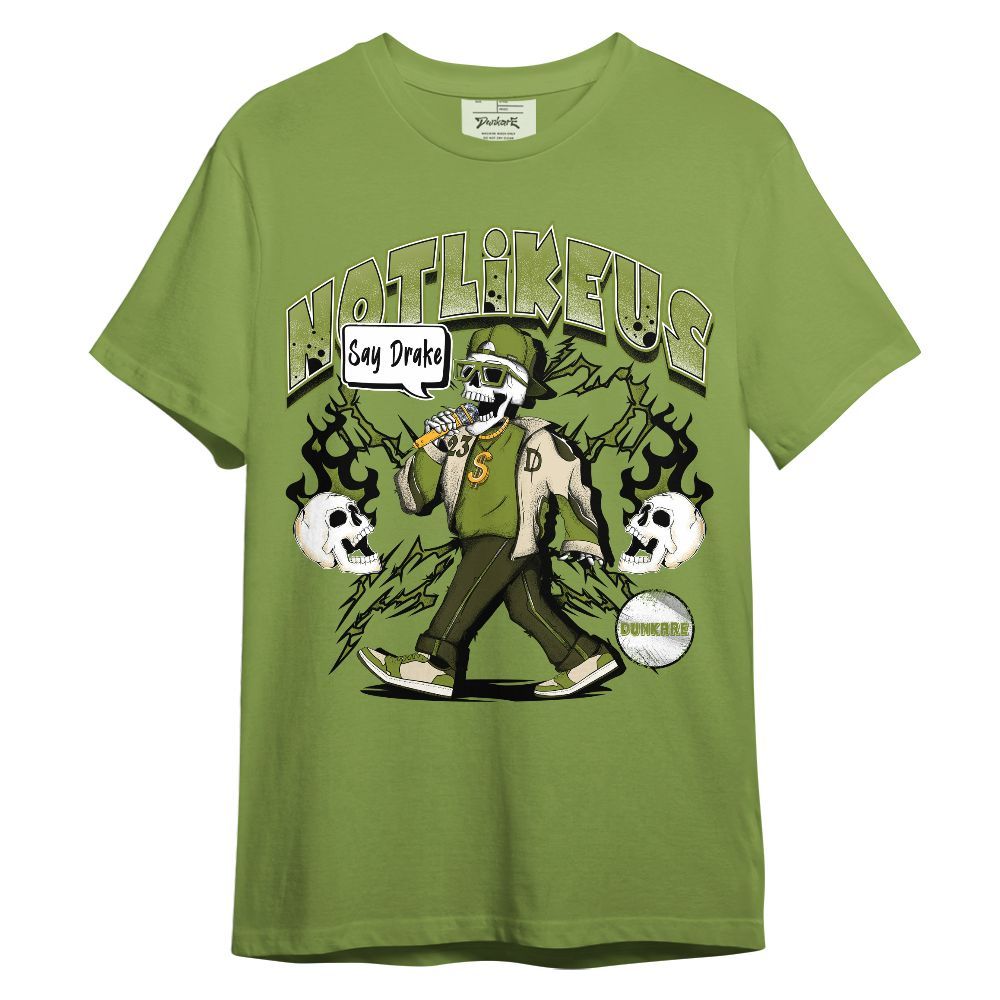 Shirt To Match SB Dunk Low Asparagus - Don't Like Us Graphic