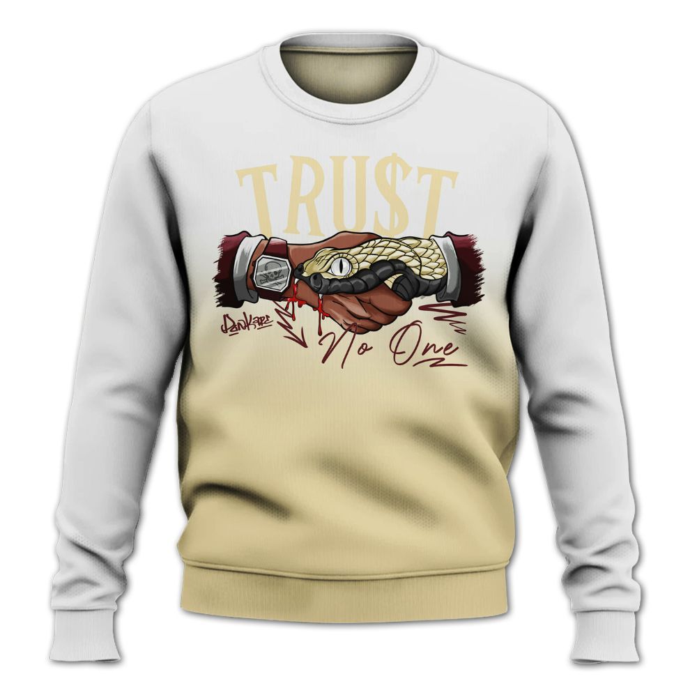 Sweatshirt To Match Women Phantom 12s - Snake Trust No One Drip All Over Print