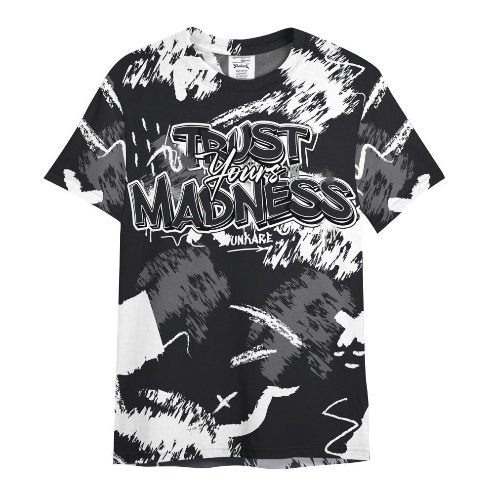 Shirt To Match White Thunder 4s - Trust Your Madness Retro All Over Print