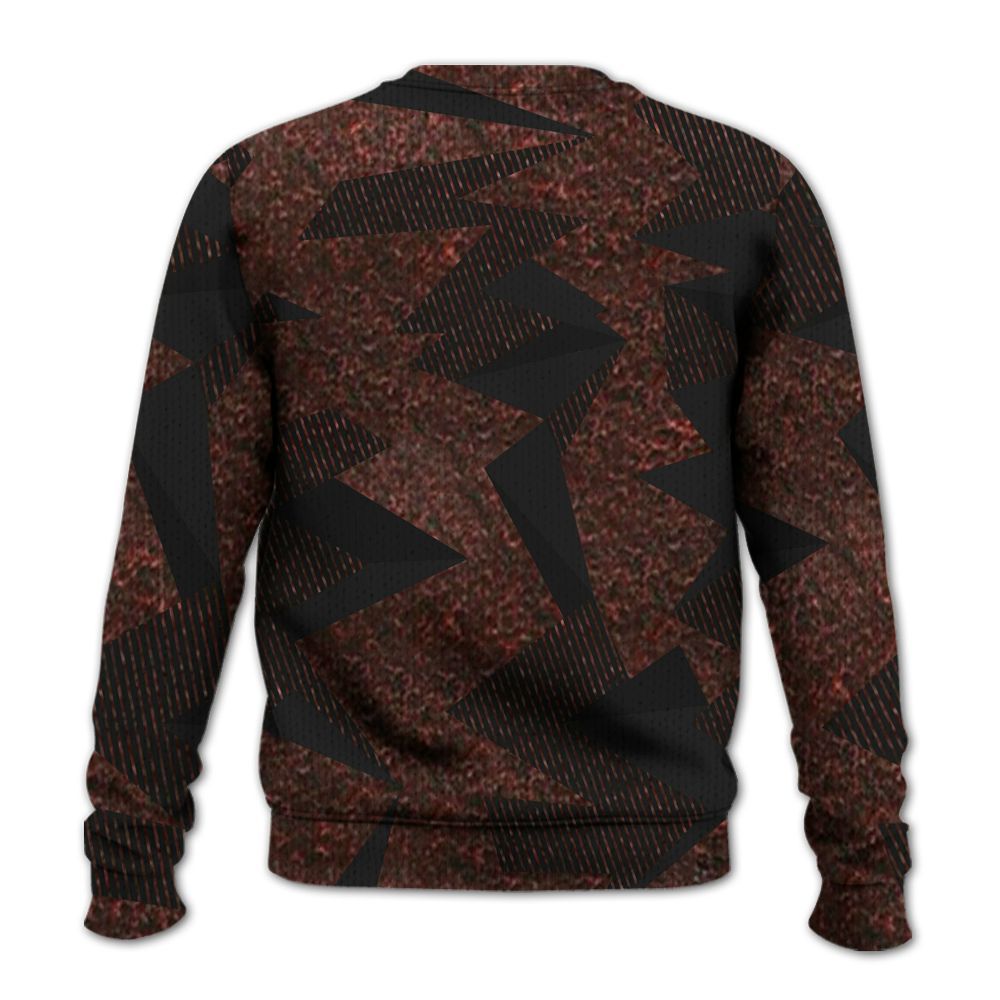 Knitted Sweater To Match Air Force 1 Low Halloween Skull 2024 - Geometric Camouflage Pattern