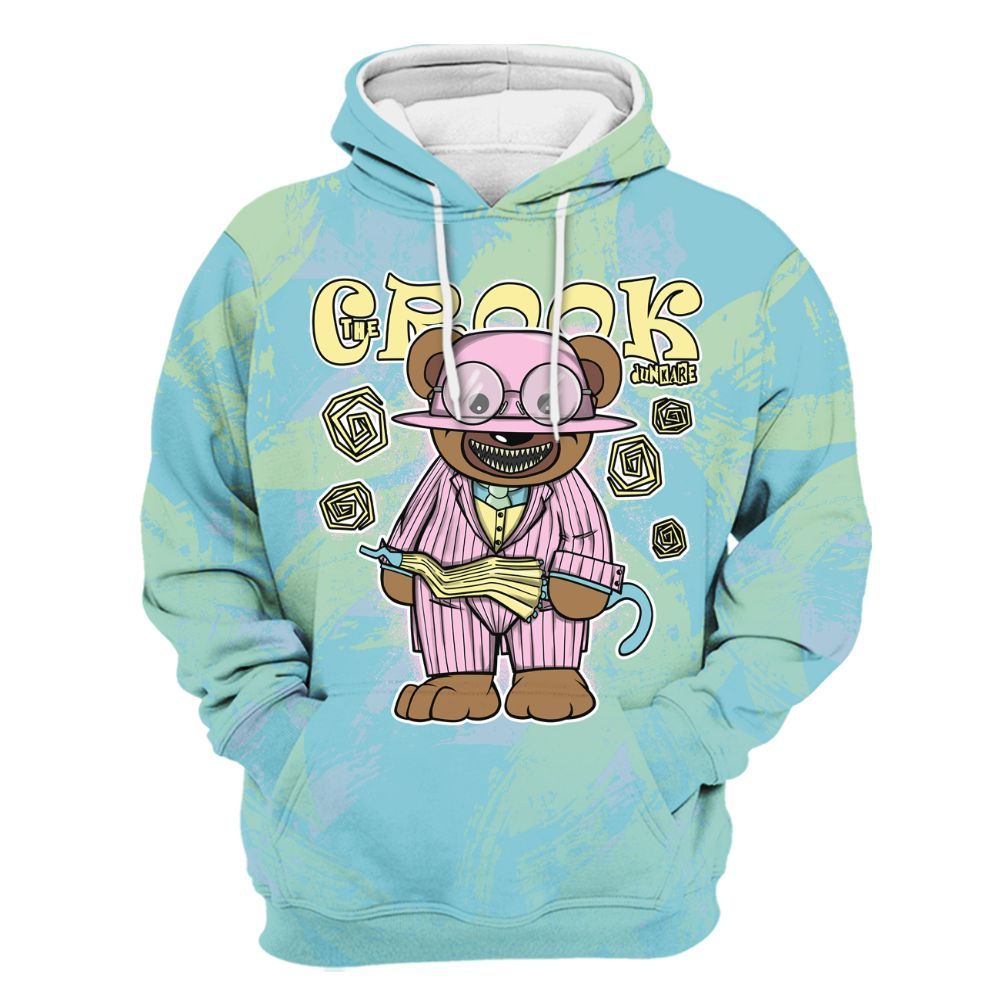 Hoodie To Match SB Dunk Low Visty - Swindler Bear Circle Slpash All Over Print