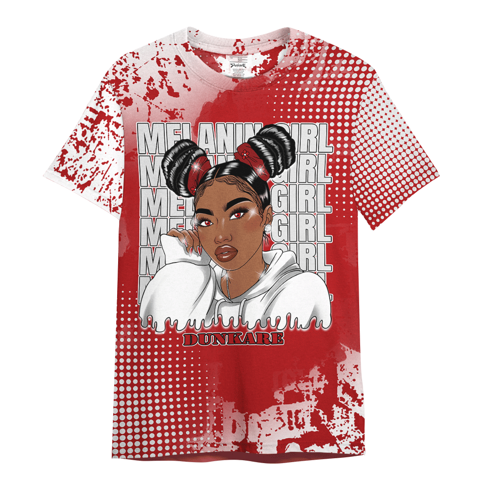 Shirt To Match Red Taxi 12s - Melaninn Unique Glitch Dot Shirt Unisex