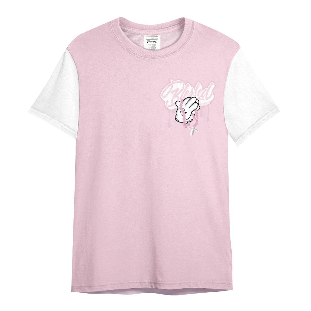 Shirt To Match Orchid 4s Varsity Jacket, Custom Name God Blessed Drip All Over Print