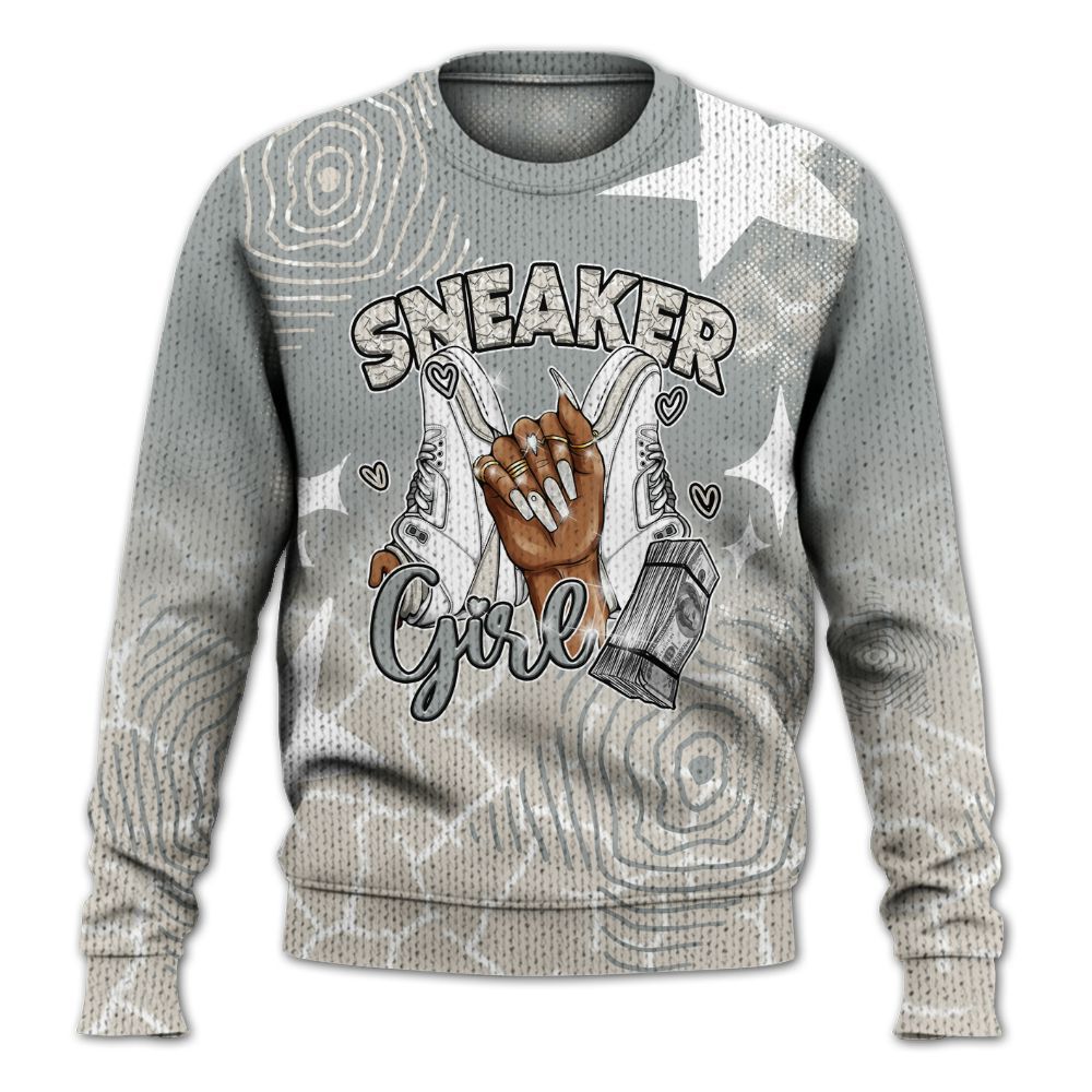 Sweater To Match Retro Pure Money 3s - Sneakerz Girlz Unique Starz Graphic