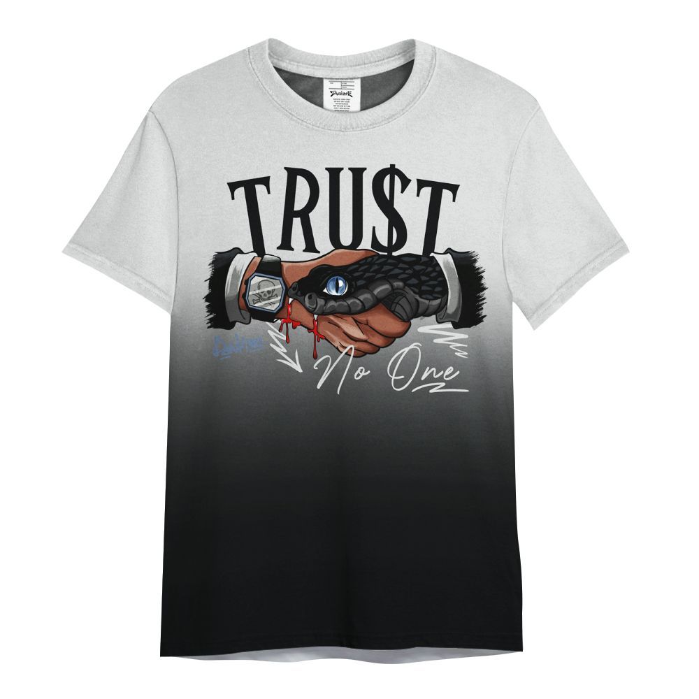 Shirt To Match Mid Space Jam 1s - Snake Trust No One Drip All Over Print