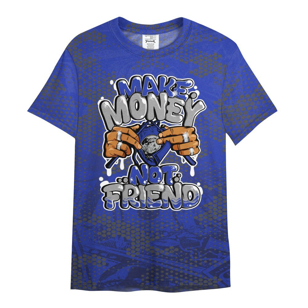 Shirt To Match Air Max Plus Black Racer Blue - Make Moneys Not Friend Graphic Banknotes All Over Print