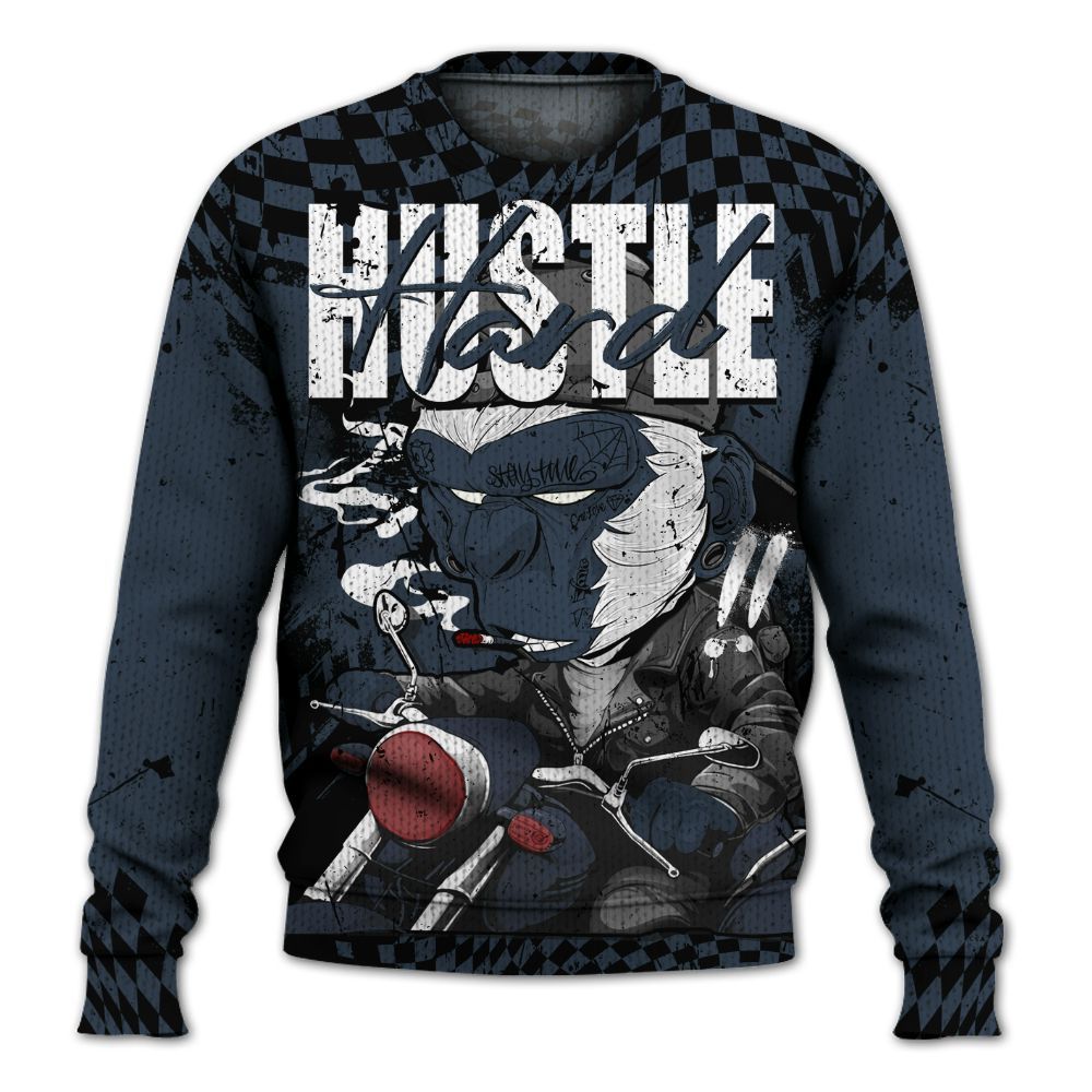 Knitted Sweater To Match Retro Olympic 6s - Hustle Hard Monkey