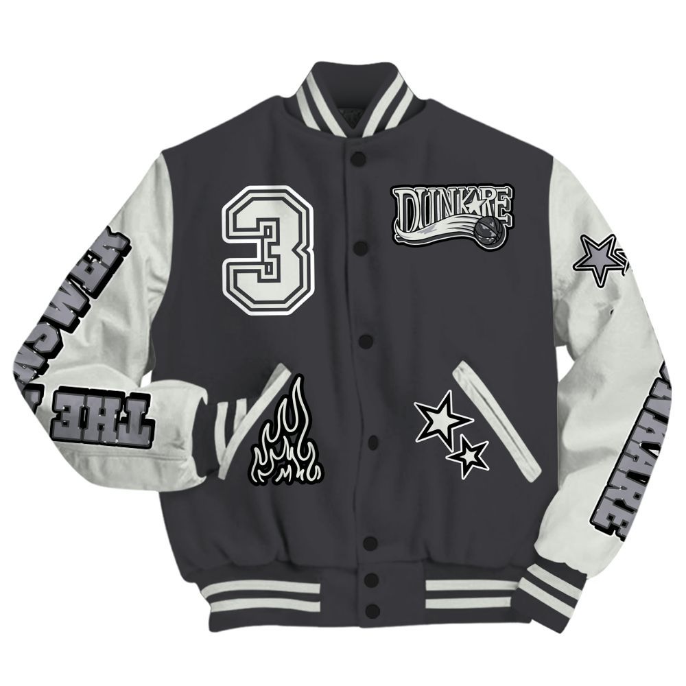 Varsity Jacket To Match Fear 4s - Allen Answer Skeleton All Over Print