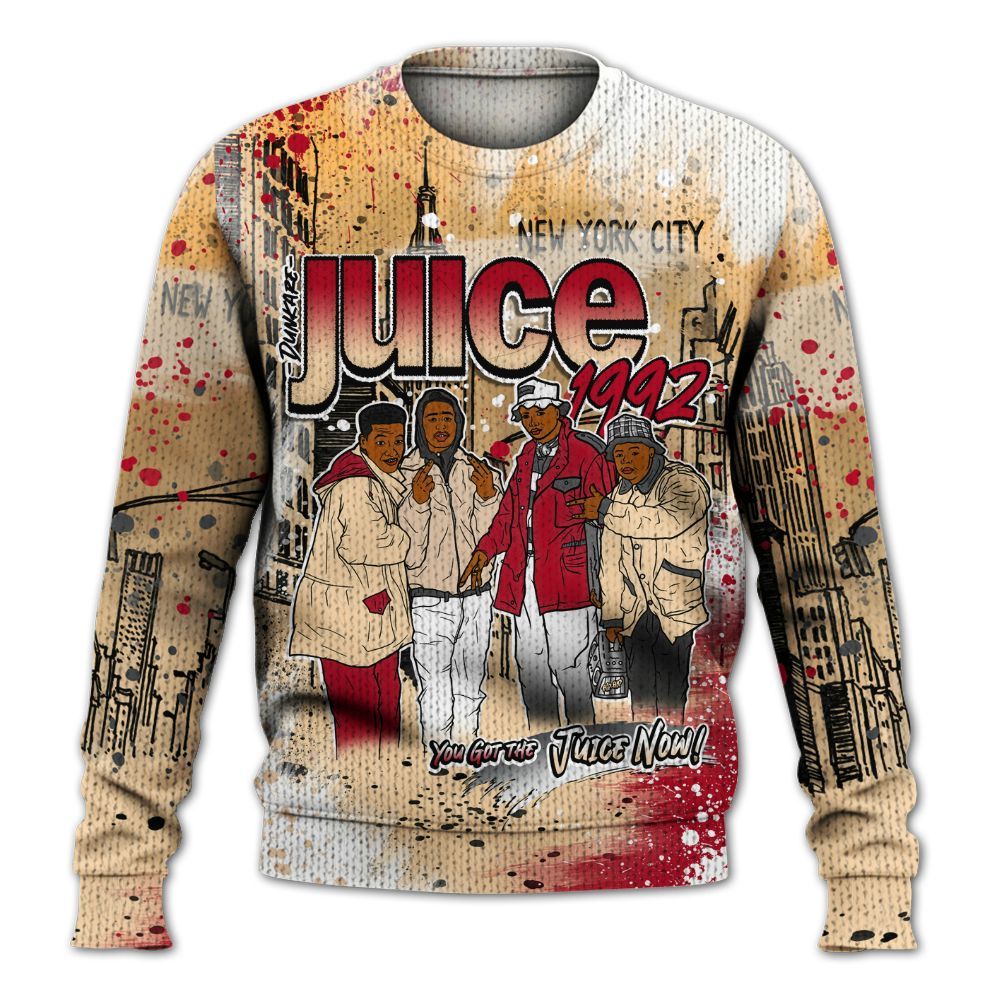 Sweater To Match Retro Pizza GS 4s - You Got The Juice Graphic