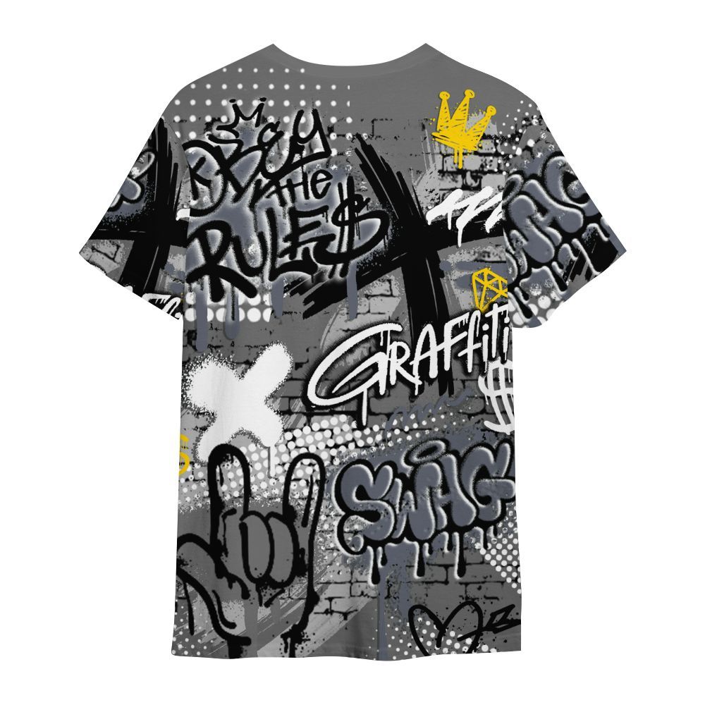Shirt To Match Cool Grey 6s - True It Real Graffiti Streetwear All Over Print