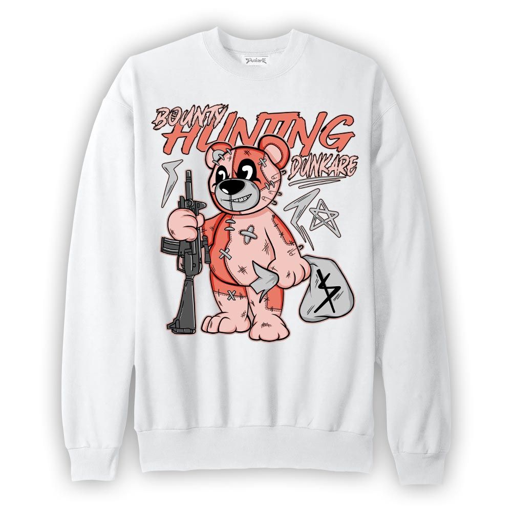 Sweatshirt To match Legend Pink 11s Sweatshirt - Bounty Hunting Bear Graphic 1605 NCMD