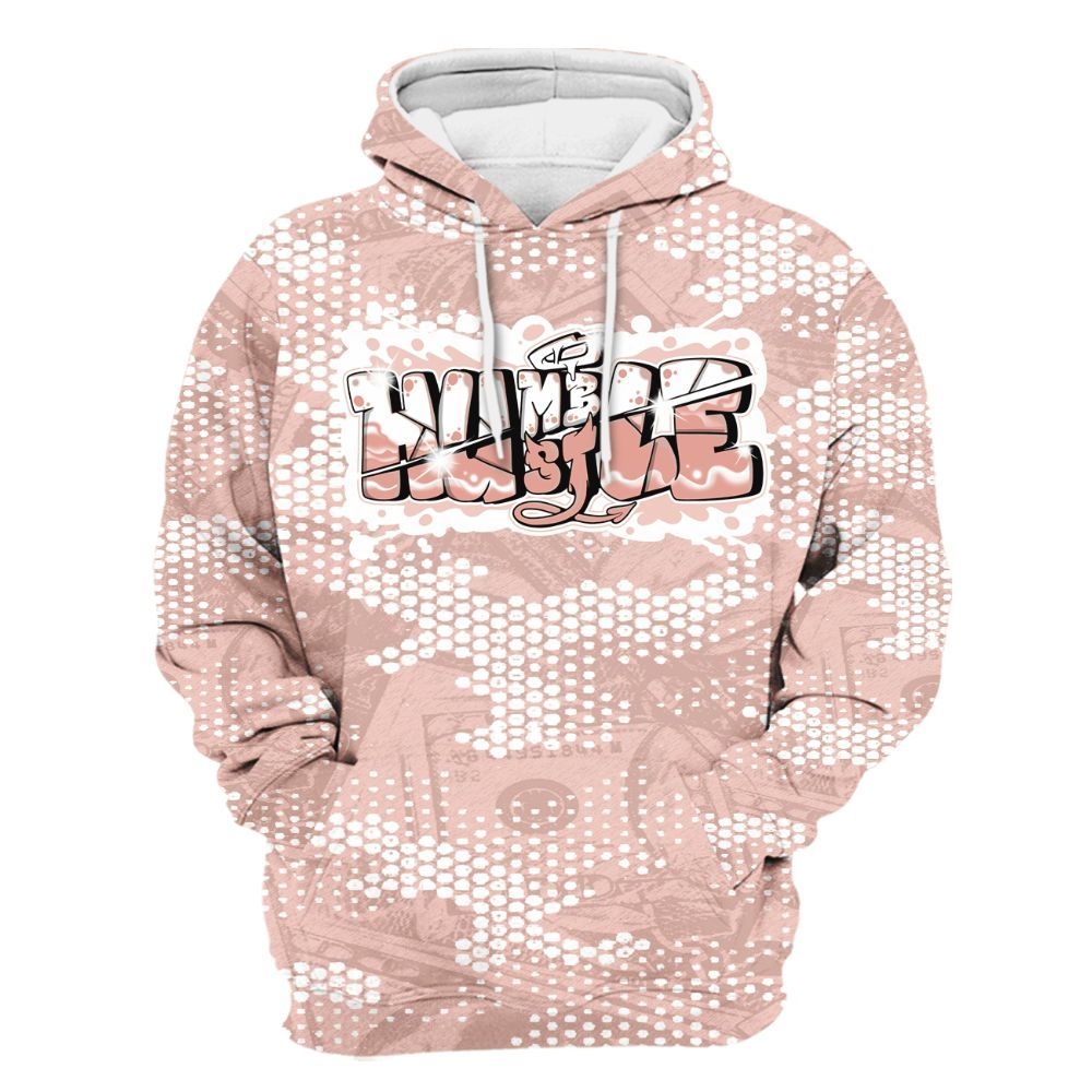 Hoodie To Match Low Legend Pink 11s - Humbled Hustles Graphic Banknotes All Over Print