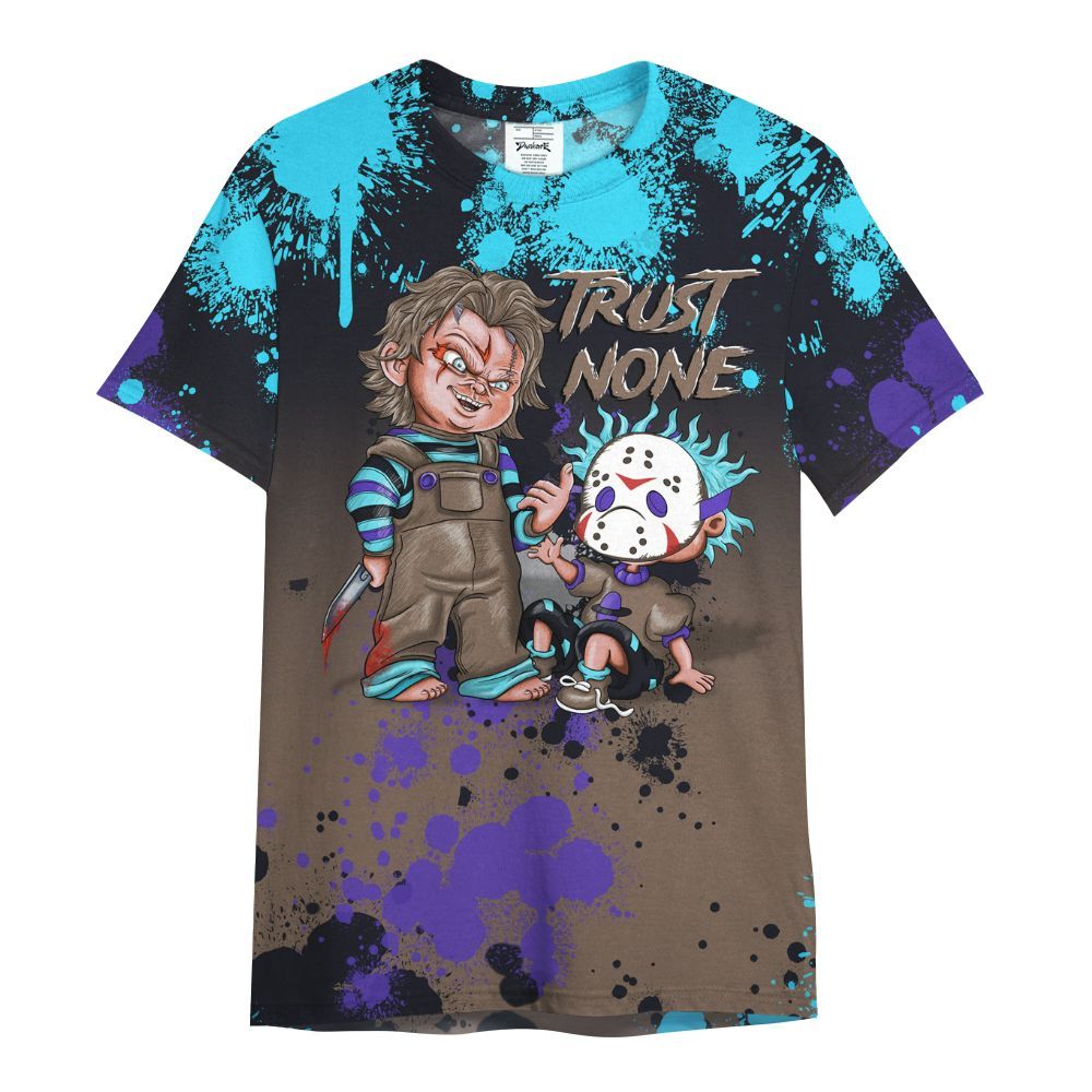 Shirt To Match Olive Concord 9s - Trust No One Scary All Over Print