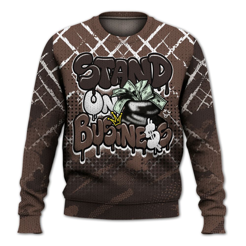 Knitted Sweater To Match Air Force 1 Low Escape - Halftone Stand Business Dripping