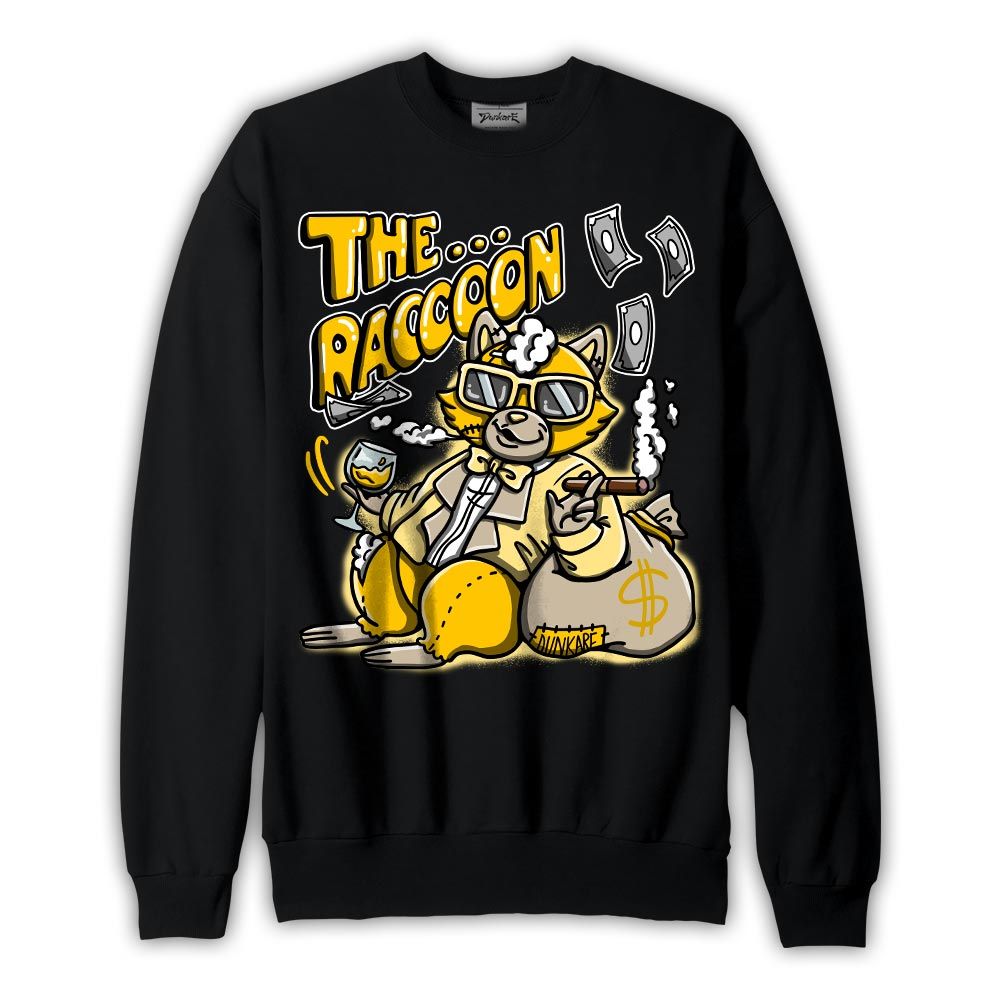 Sweatshirt To match Vivid Sulfur 4s Sweatshirt - The Rich Raccoon Graphic