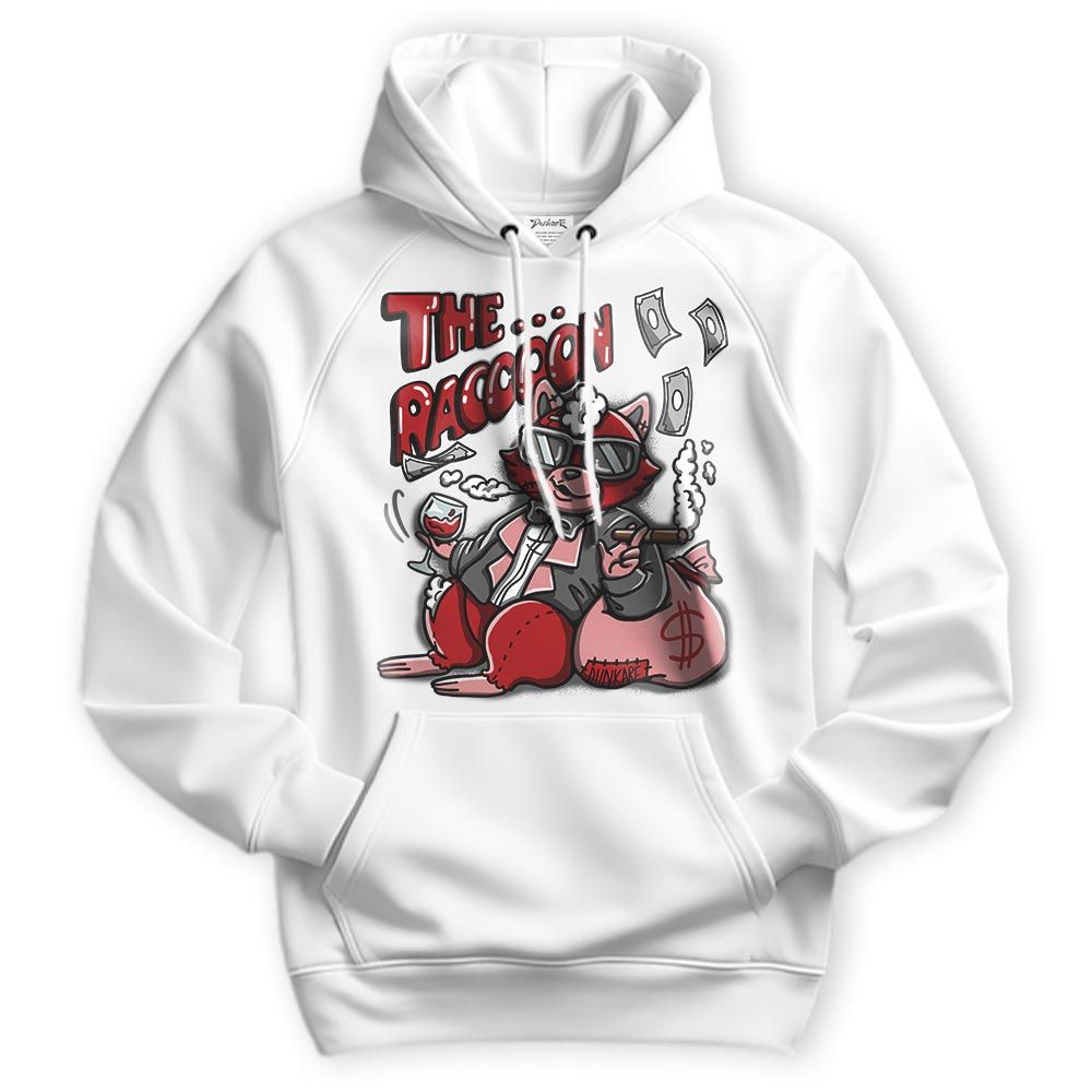 Sweatshirt To Match Red Taxi 12s Hoodie - The Rich Raccoon Hoodie Unisex