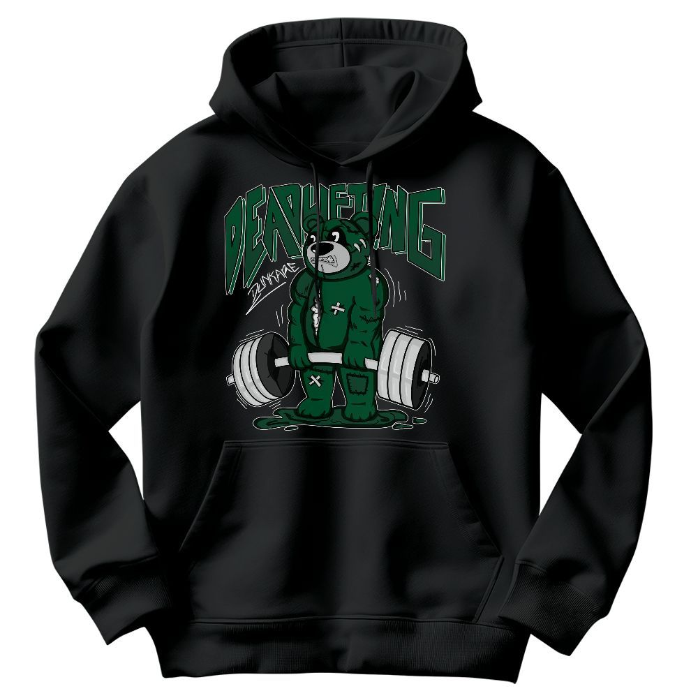 Sweatshirt To Match High Gorge Green 1s - Deadlifting Bear Graphic