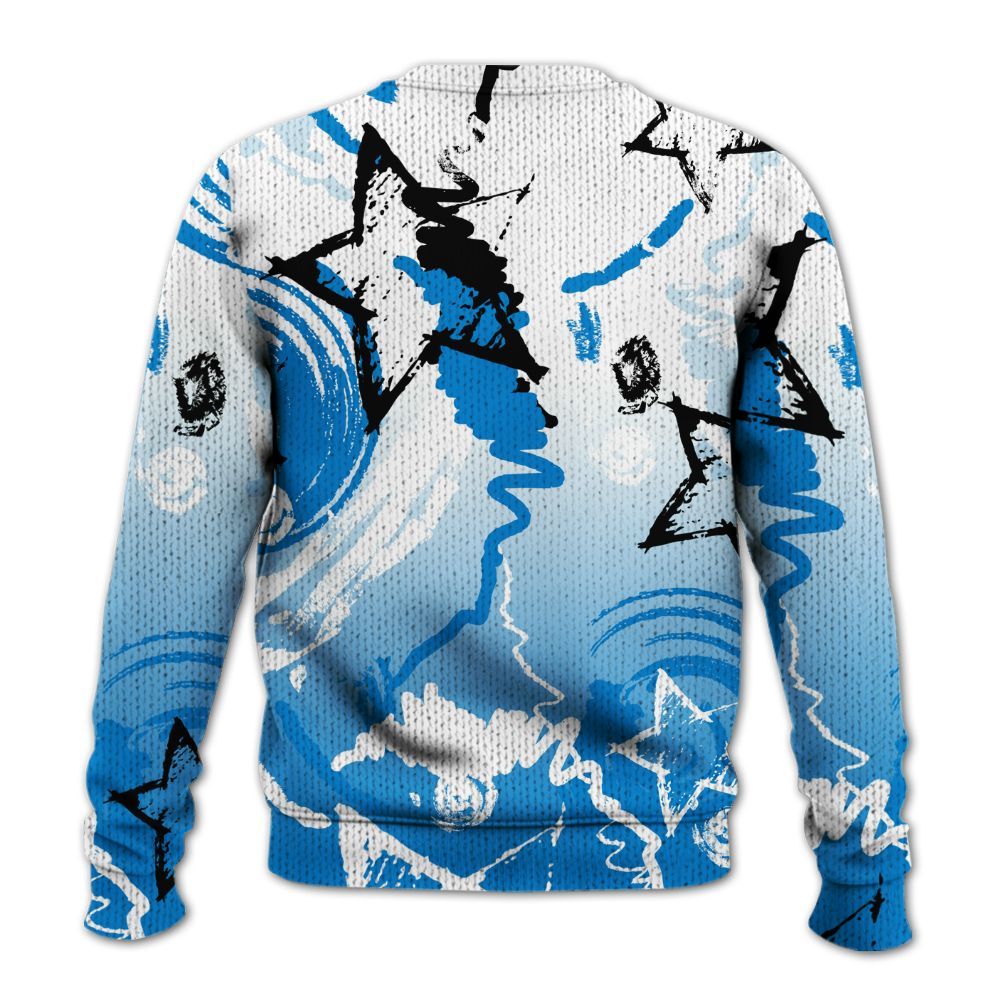 Sweater To Match High OG FragmentxULA White Black 1s - Grind Shine Later Drip Graphic